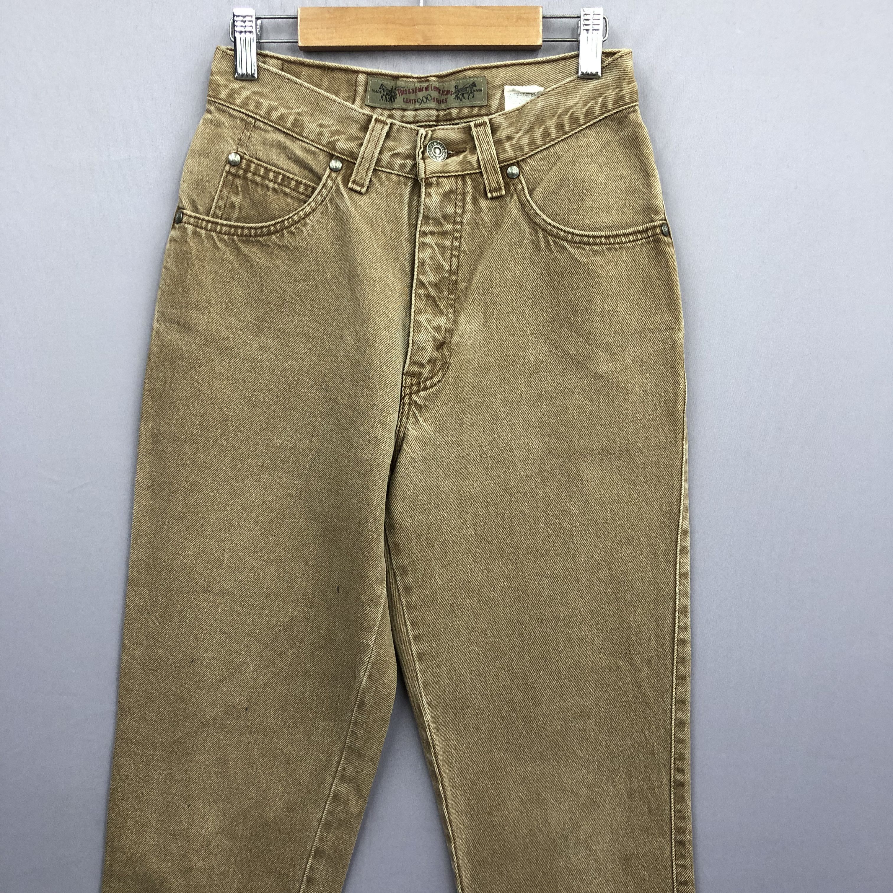 Levi's Vintage Levis Silvertab Faded Brown Jeans Levi's 579 Denim Size 24" / US 00 / IT 34 - 4 Thumbnail