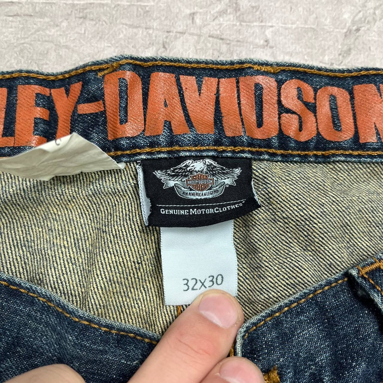 Harley Davidson Harley Davidson Men's Motorcycle Jeans with Knee size 32x30 Size US 33 - 10 Thumbnail