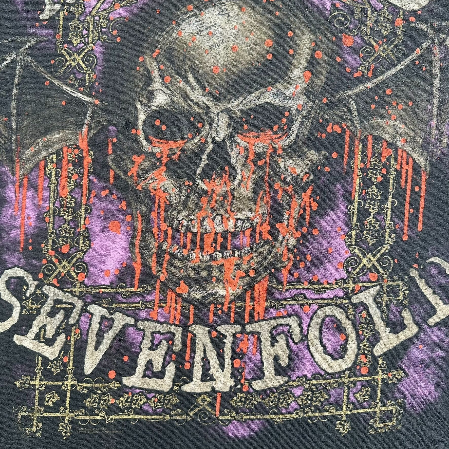 Band Tees Vintage Y2K Avenged Sevenfold T-Shirt A7X Metal Band Tee Size US M / EU 48-50 / 2 - 3 Thumbnail
