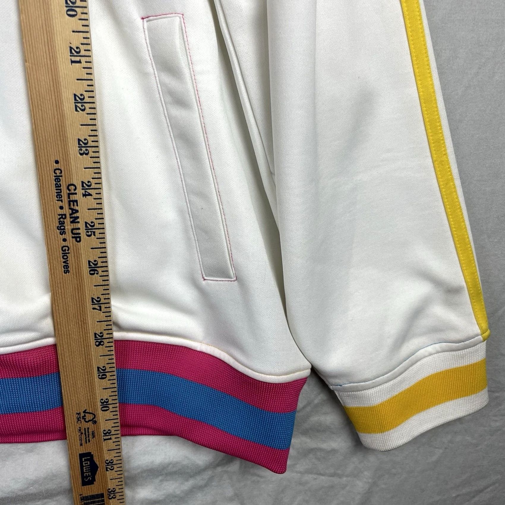 Vintage Miskeen Originals Track Jacket Mens 2XL White Full Zip Hip Hop Skater Y2K Jacket Mens 2XL White Hip Hop Sports Vintage Size US XXL / EU 58 / 5 - 4 Thumbnail