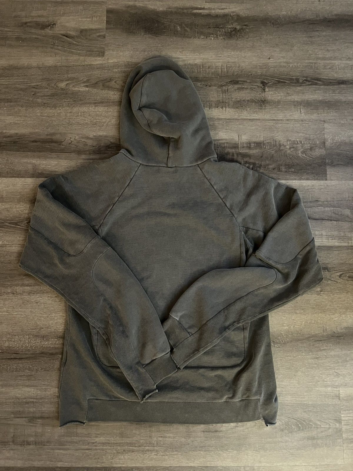 BRAND NEW John Elliott gray reconstructed hoodie