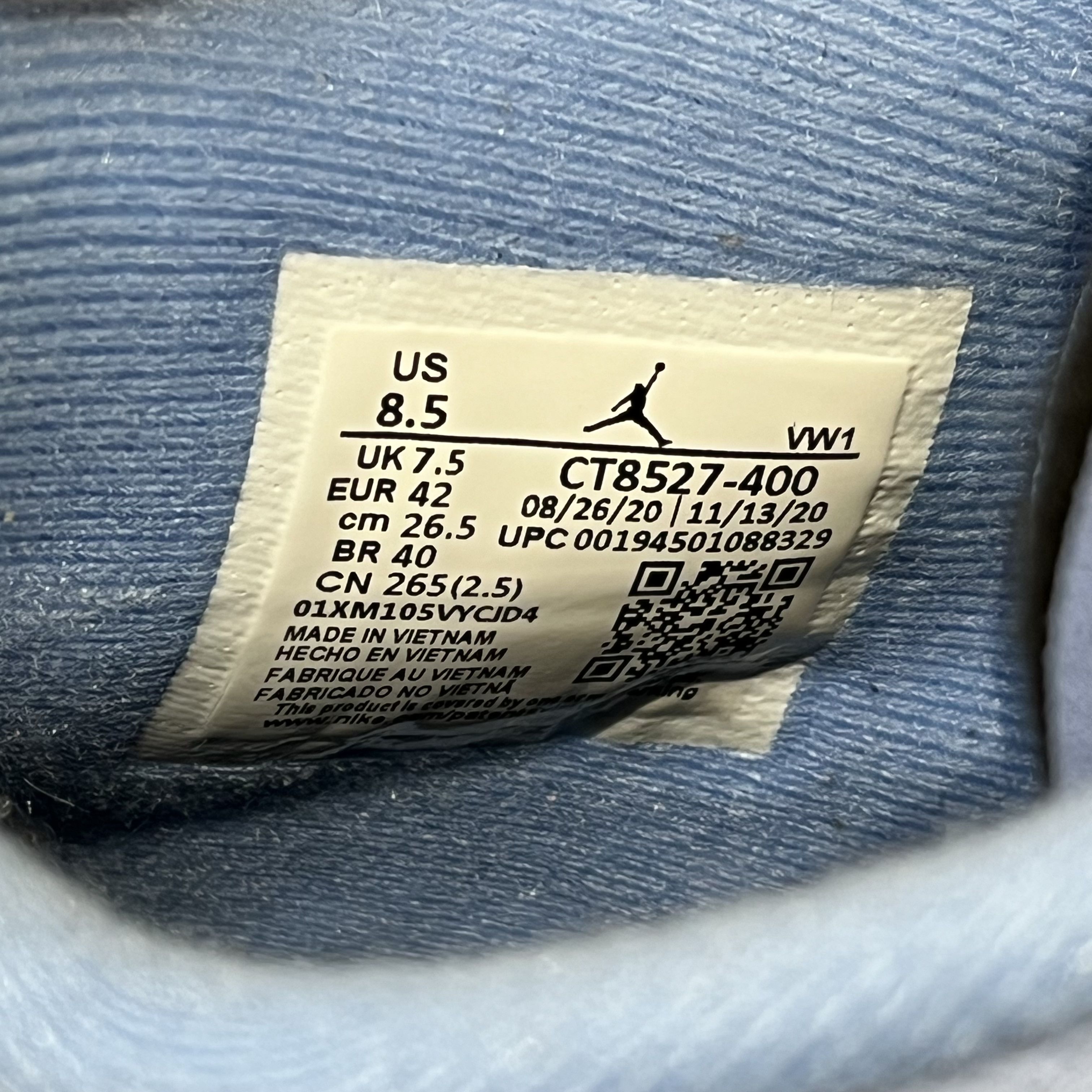 Nike Air Jordan 4 University Blue Size US 8.5 / EU 41-42 - 15 Thumbnail