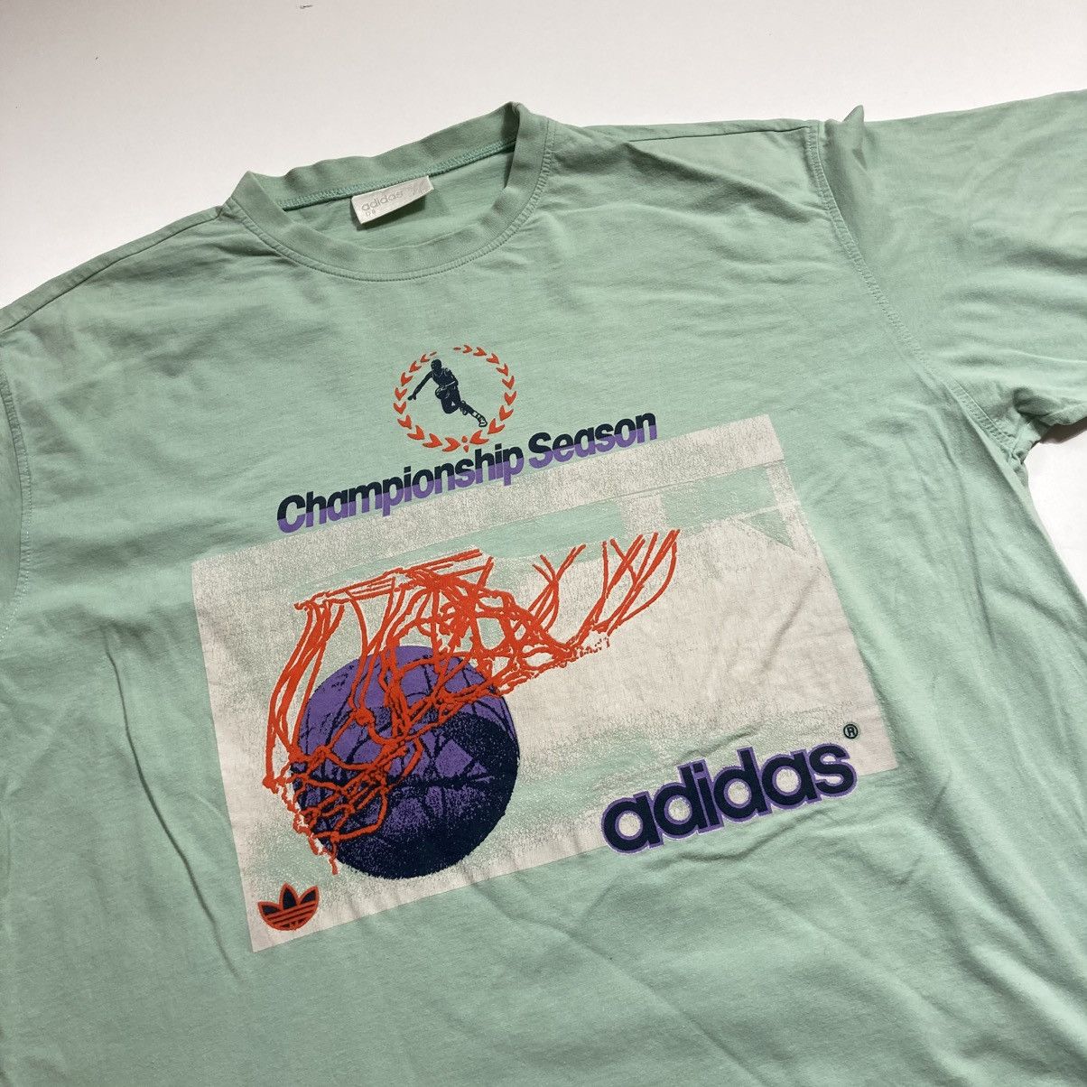Adidas vintage 90s adidas basketball streetball tee Size US XL / EU 56 / 4 - 2 Thumbnail