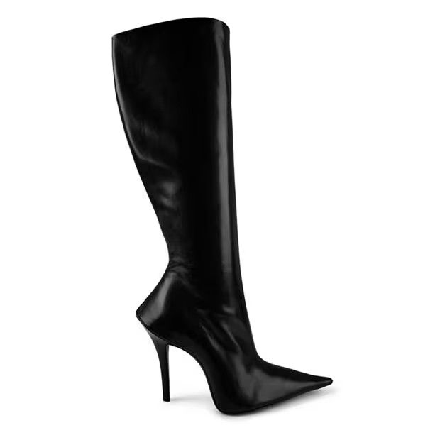 Balenciaga o1g2r1mq0924 Witch Boots in Black Size US 9 / IT 39 - 1 Thumbnail