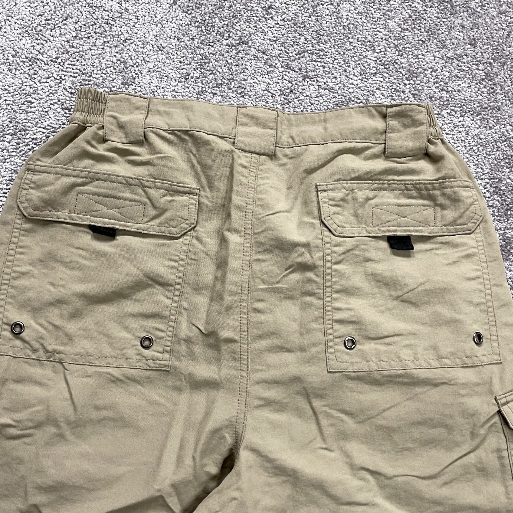 Vintage Bimini Bay Cargo Shorts Men's Brown Nylon Outdoor 32 Regular Inseam 7" Casual Sports Size US 32 / EU 48 - 3 Thumbnail