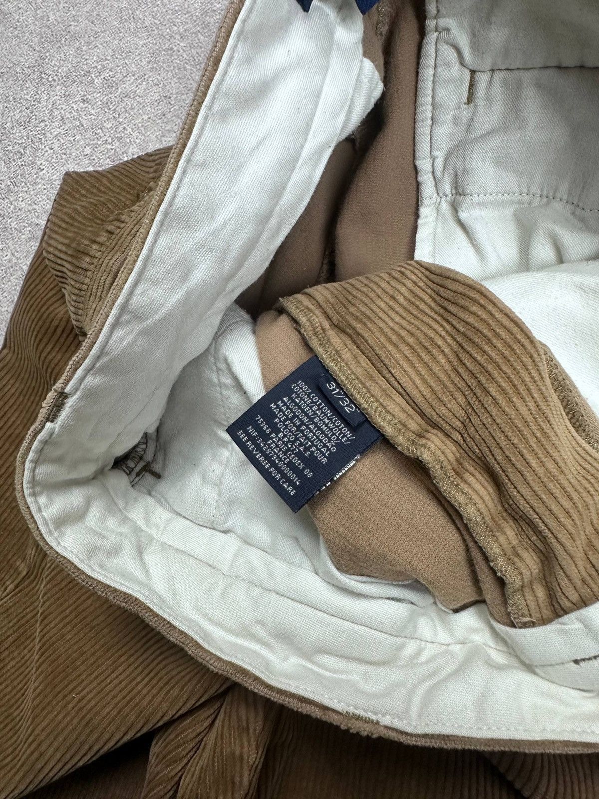 Polo Ralph Lauren Vintage 90s Polo Ralph Lauren Corduroy Baggy Chino Pants 31 Size US 31 - 5 Thumbnail