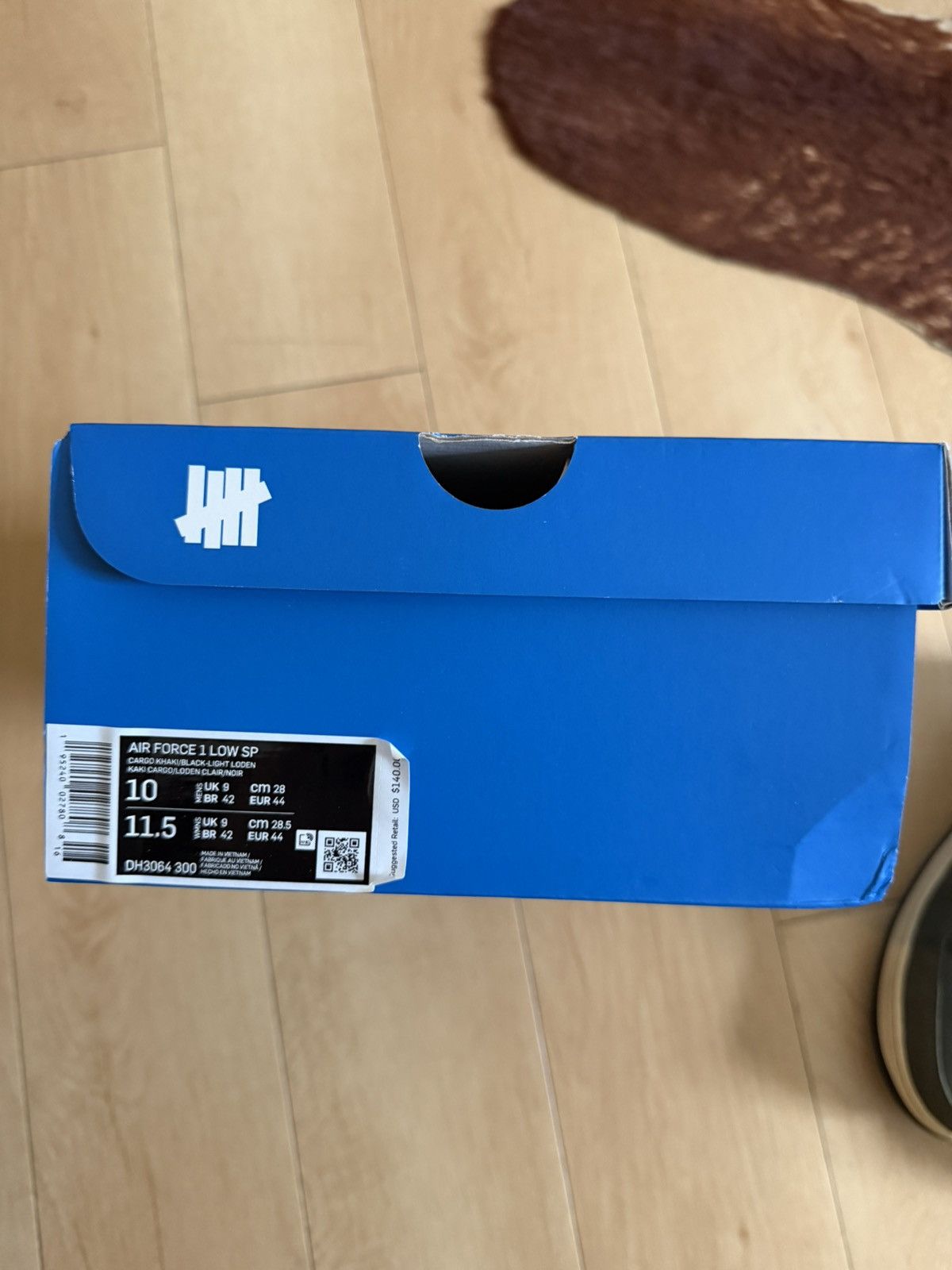 Nike × Undefeated Nike x Undefeated Air Force 1 “Ballistic” Size US 10 / EU 43 - 10 Thumbnail