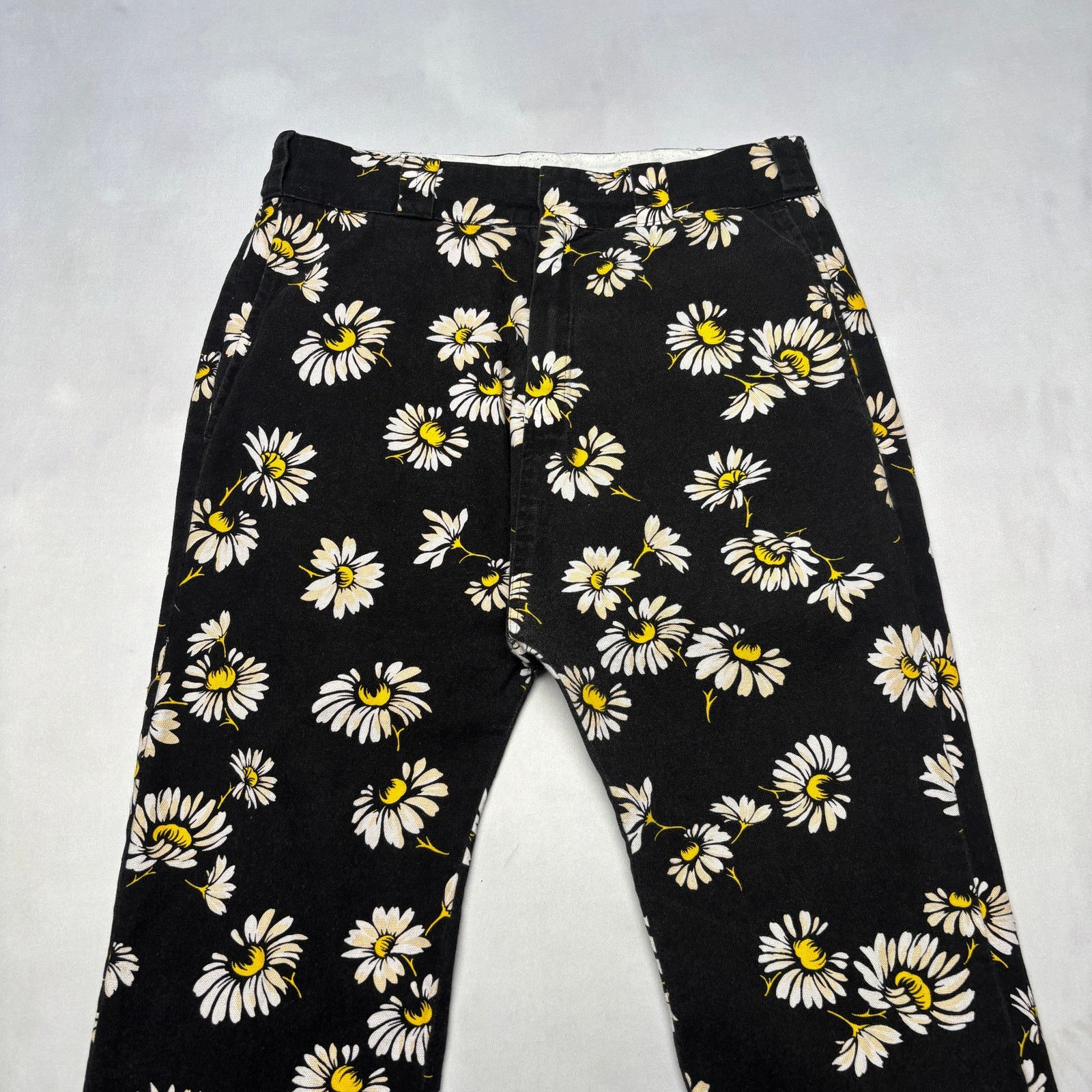 R13 R13 Daisy On Black Workwear Drop Pants Women's 26 Size 26" / US 2 / IT 38 - 2 Thumbnail