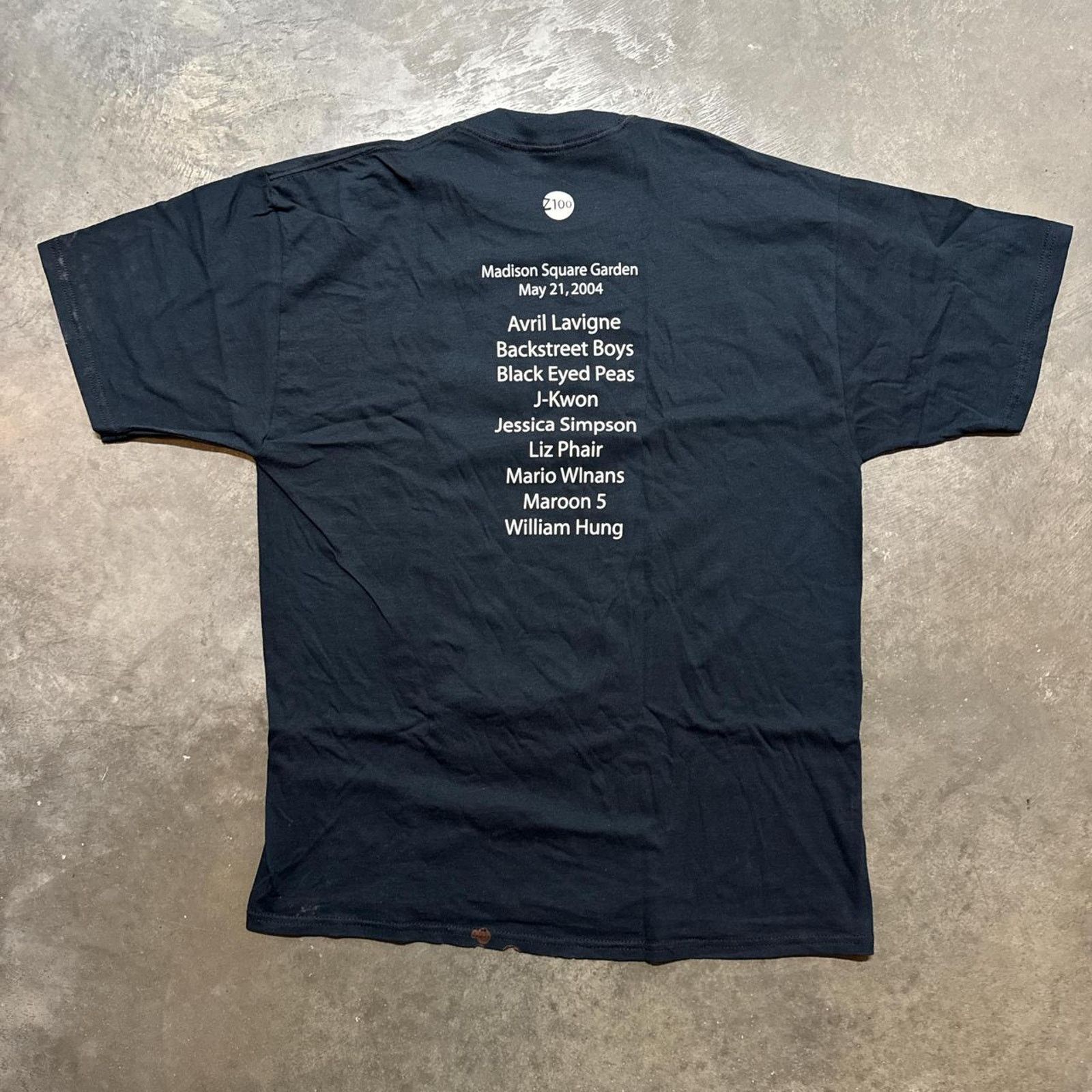 Vintage Vintage New York City Z100 Madison Square Garden T-Shirt Size US XL / EU 56 / 4 - 5 Thumbnail