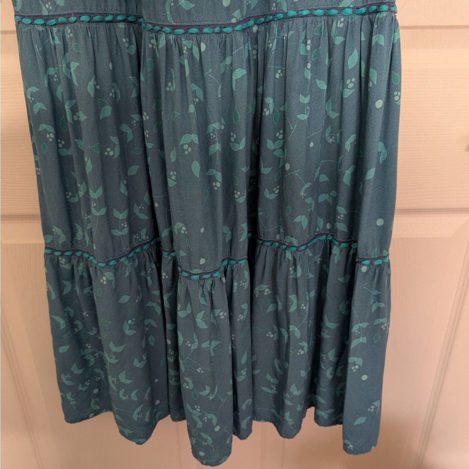 Anthropologie Anthropologie Bl^nk London Laura Tiered Dress Womens Size L Size L / US 10 / IT 46 - 6 Thumbnail