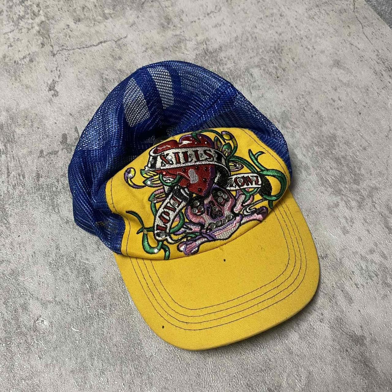 Other Rare Killers 97 trucker hat, yellow and blue Size ONE SIZE - 1 Thumbnail