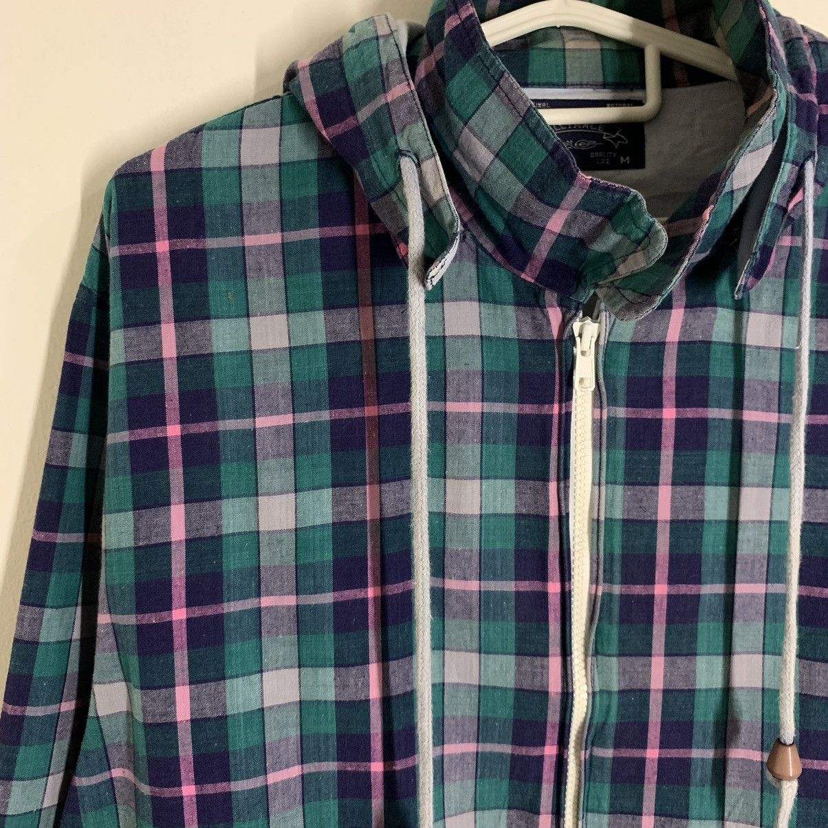 Japanese Brand × Vintage Vintage Alliance Checkered Hoodie Jacket Size US M / EU 48-50 / 2 - 5 Thumbnail