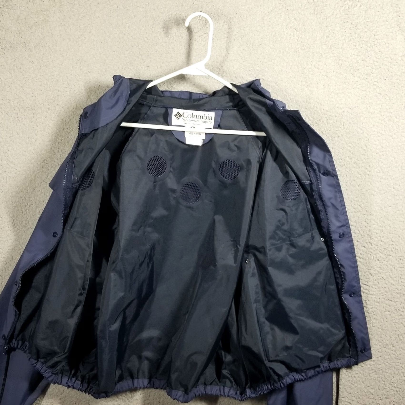 Vintage VINTAGE Columbia Wading Fly Fishing SST Shell Jacket Hooded Coat Blue XL Mens Jacket Size US XL / EU 56 / 4 - 3 Thumbnail