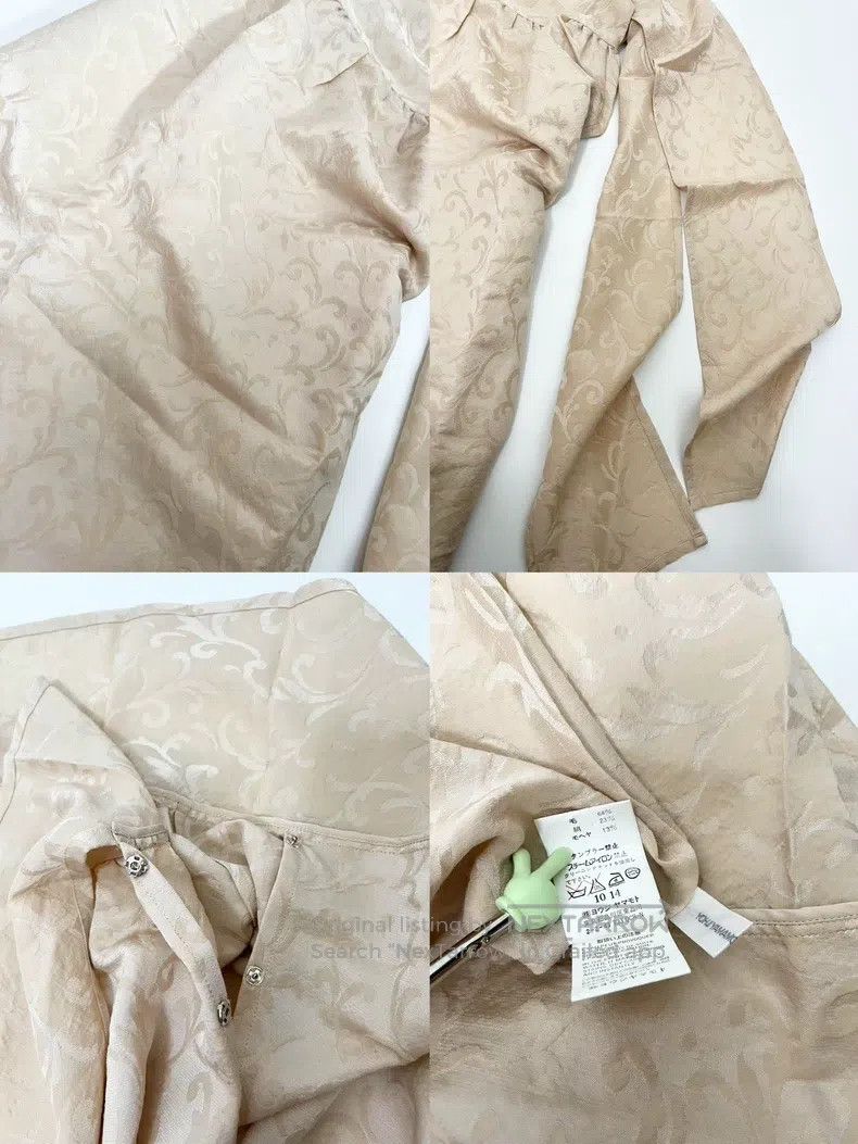 Yohji Yamamoto YOHJI YAMAMOTO size L Satiny Skirt Size 3 Size 24" / US 00 / IT 34 - 6 Thumbnail
