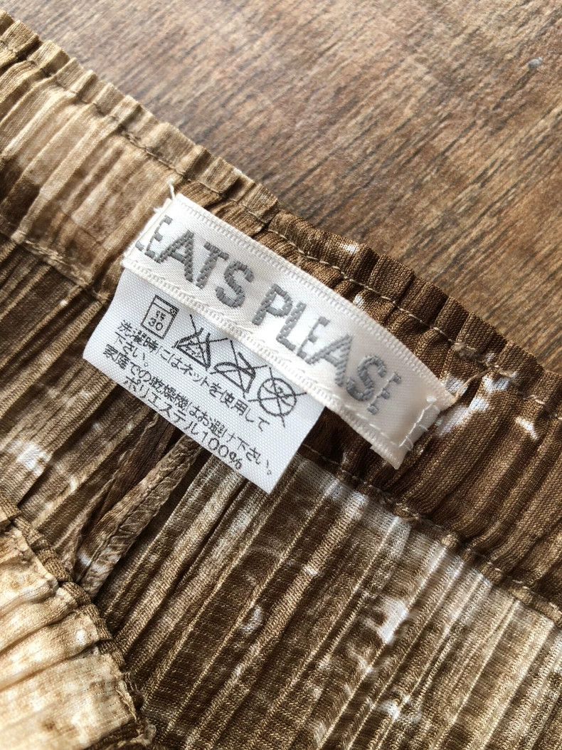 Issey Miyake Issey Miyake size:3 Brown wave print pleated cardigan Size M / US 6-8 / IT 42-44 - 6 Thumbnail