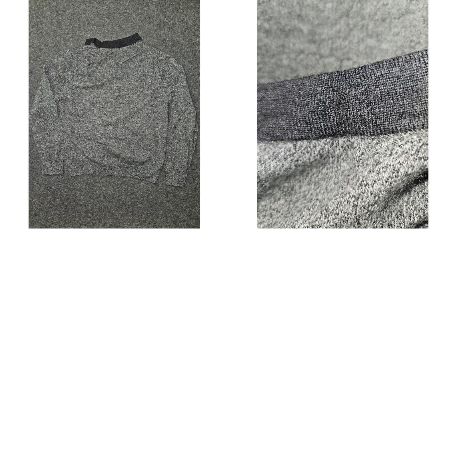 Nordstrom Nordstrom Cardigan Sweater Mens Small Gray Italian Merino Wool Knit Button Up Patch Pockets V-Neck Size US S / EU 44-46 / 1 - 8 Thumbnail