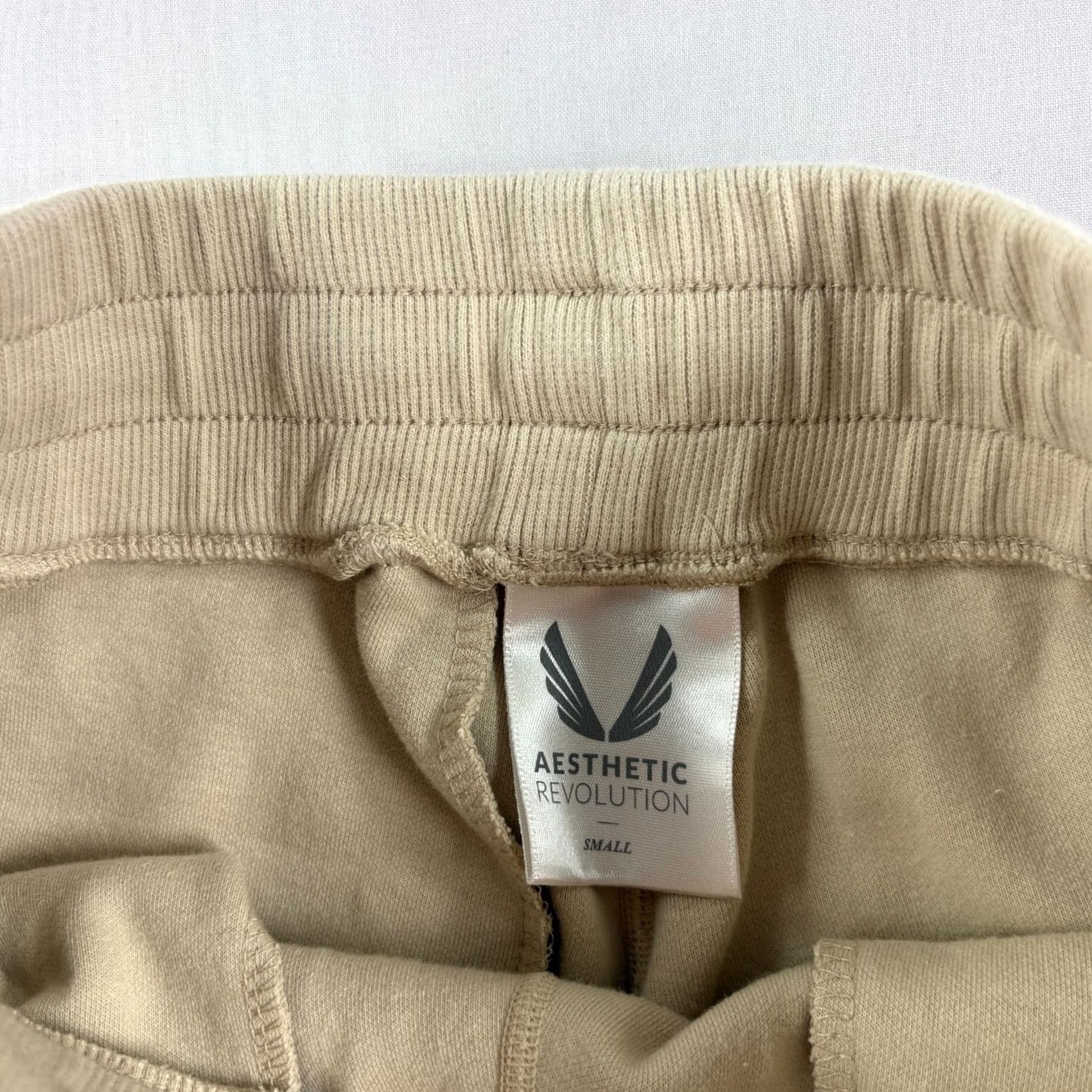 ASRV ASRV Jogger Sweatpants Mens S Beige Camouflage Tapered Gym Athleisure Lounge Pants Size US 29 - 3 Thumbnail