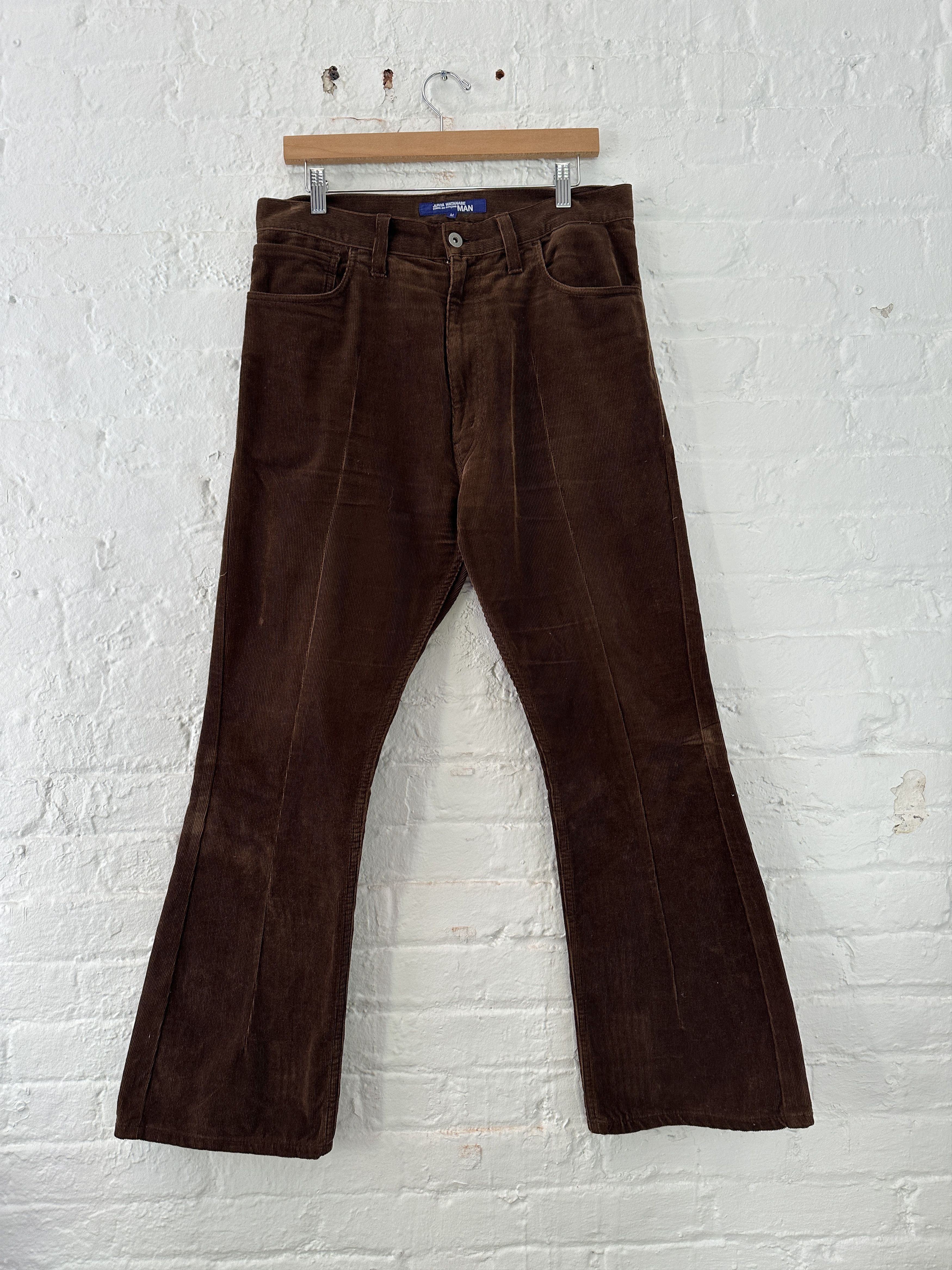 Comme des Garcons Junya Watanabe Flare Corduroy Trousers Size US 32 / EU 48 - 1 Thumbnail
