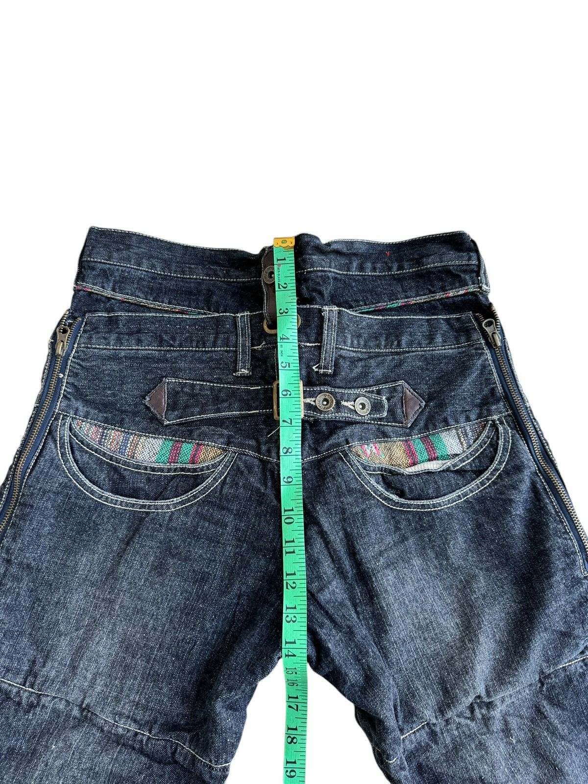 Japanese Brand × Tornado Mart Japanese Brand Gumo International Double Waist Jeans Size US 32 / EU 48 - 17 Thumbnail