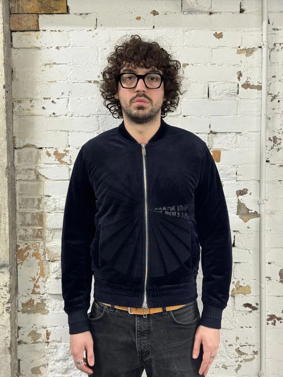 Emporio Armani SS2018 Emporio Armani Navy Lights Reversible Bomber Jacket Size US M / EU 48-50 / 2 - 5 Thumbnail