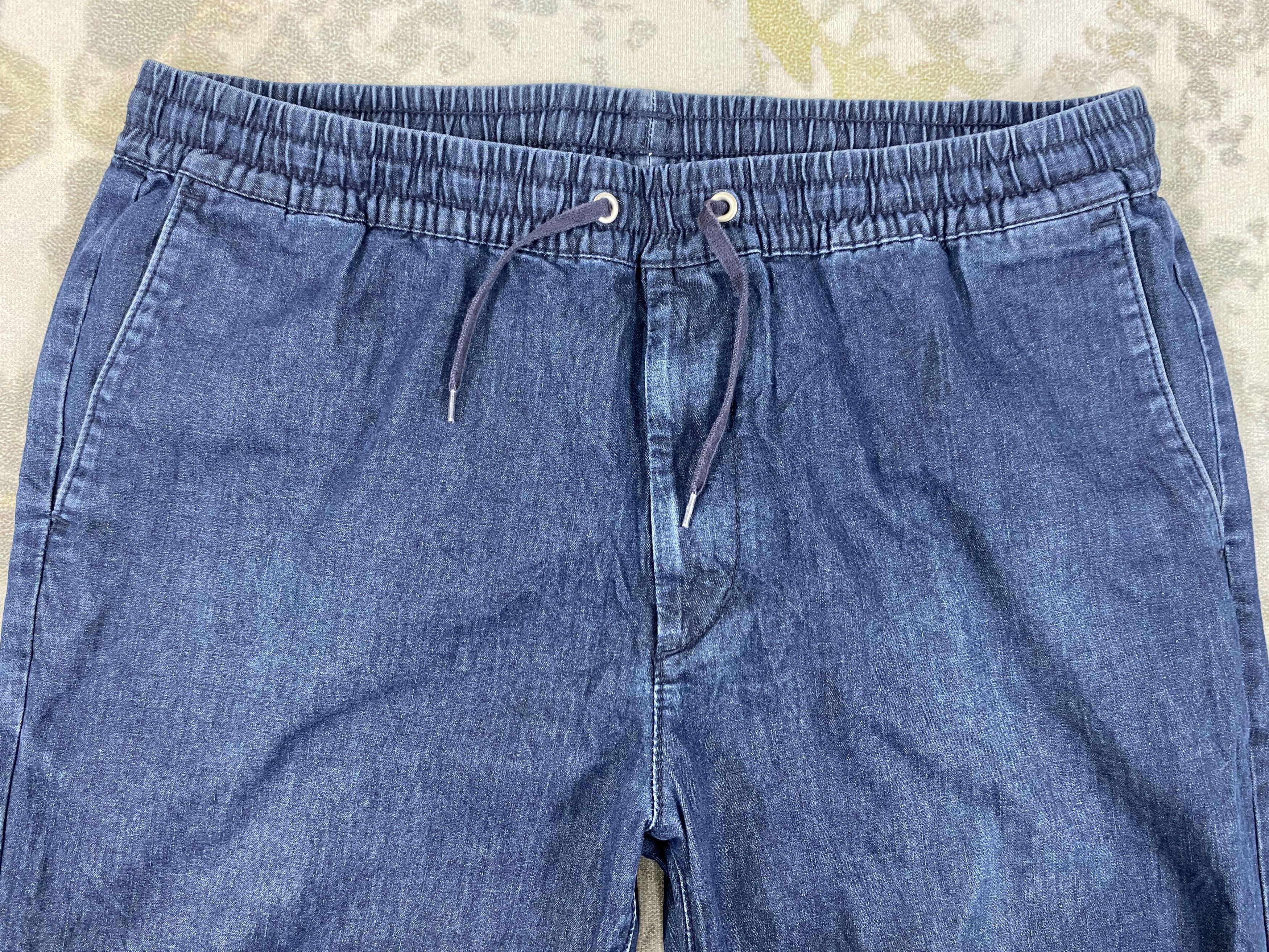 GU GU Jogger Denim Pants -CP310 Size US 33 - 3 Thumbnail