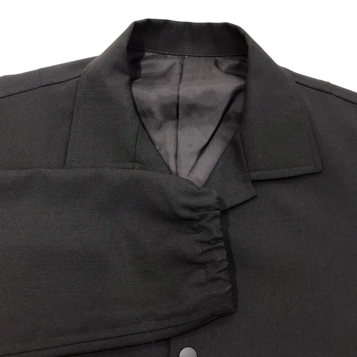 Yohji Yamamoto Yohji Yamamoto Back embroidery Wool Gaba Jacket NW-J51-101 Size US S / EU 44-46 / 1 - 5 Thumbnail