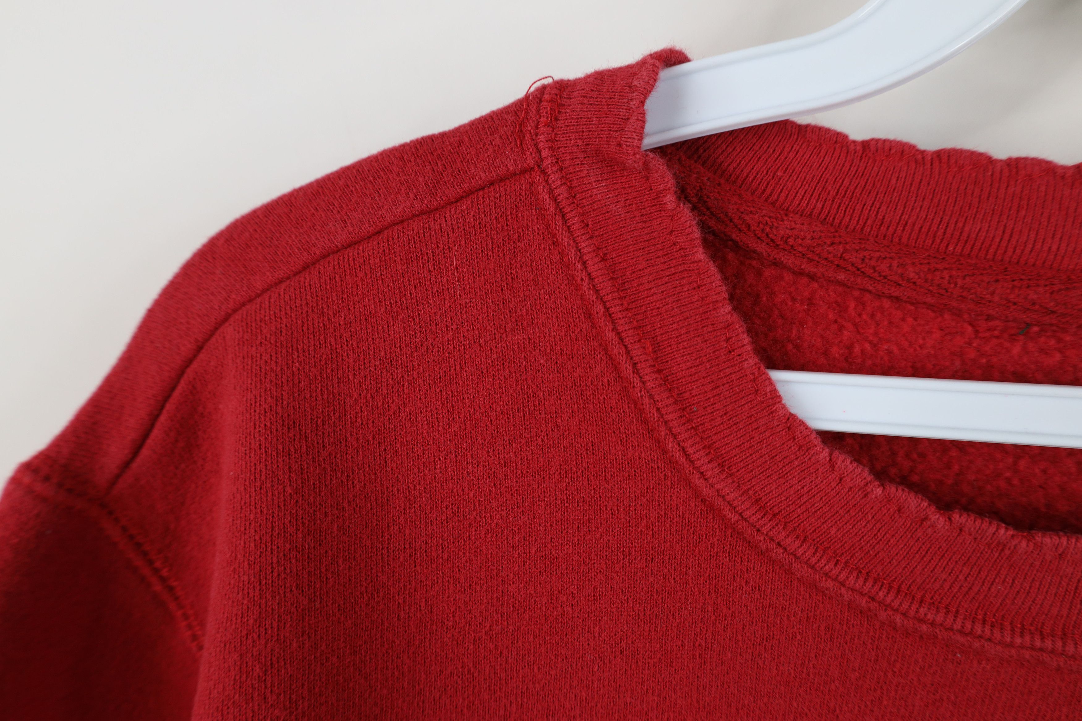 Vintage Vintage 90s Cat Kitten Bell Heart Crewneck Sweatshirt Red Size L / US 10 / IT 46 - 6 Thumbnail