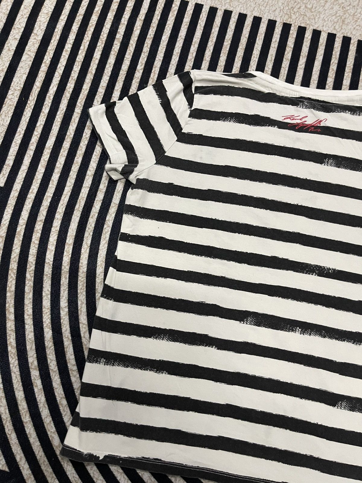 Karl Lagerfeld 2000s KARL LAGERFELD PARIS “FROM PARIS LOVE,KARL XX” HEART Size M / US 6-8 / IT 42-44 - 13 Thumbnail