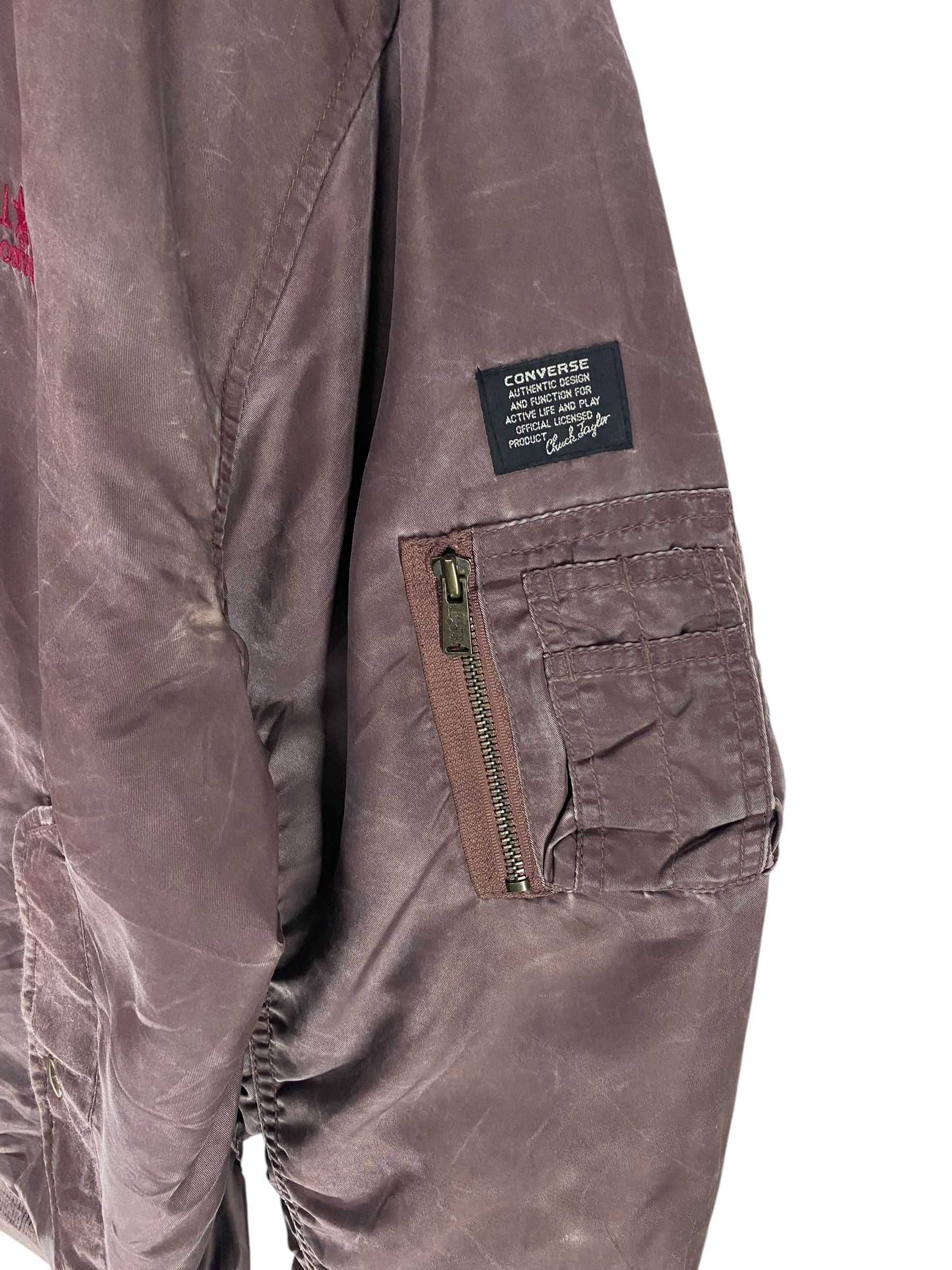 Vintage Vintage Converse sunfaded bomber jacket Size US L / EU 52-54 / 3 - 6 Thumbnail