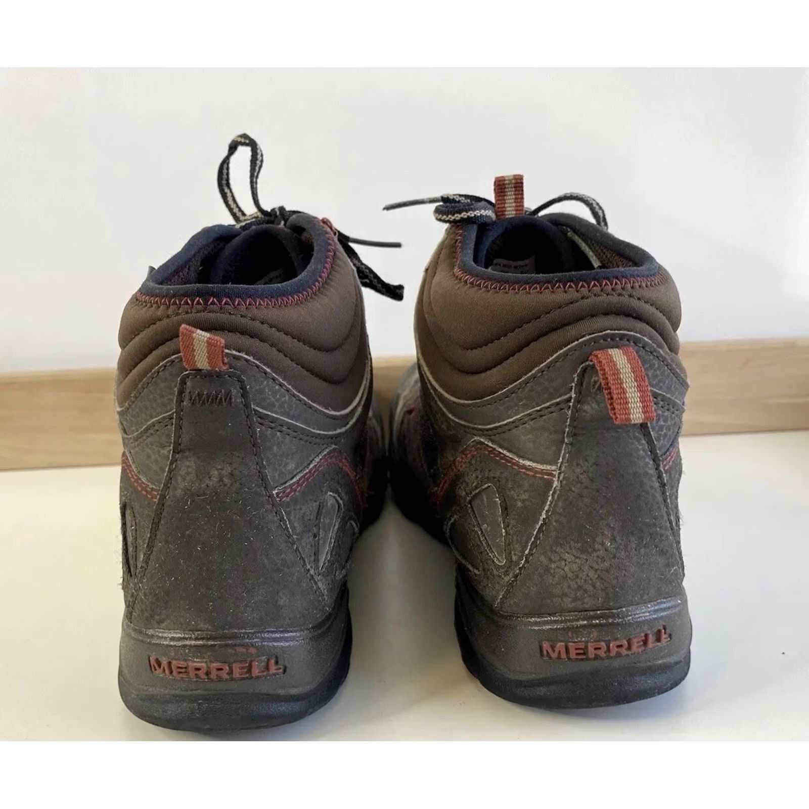 Merrell Merrell Capra Waterproof Hiking Boots Mid Leather Uppers US Womens Size 7 Brown Size US 7 / IT 37 - 3 Thumbnail