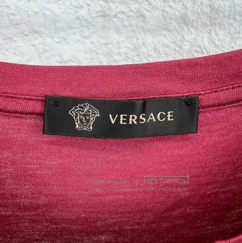 Versace Versace Red Cotton Men's T-Shirt . Size US XS / EU 42 / 0 - 3 Thumbnail