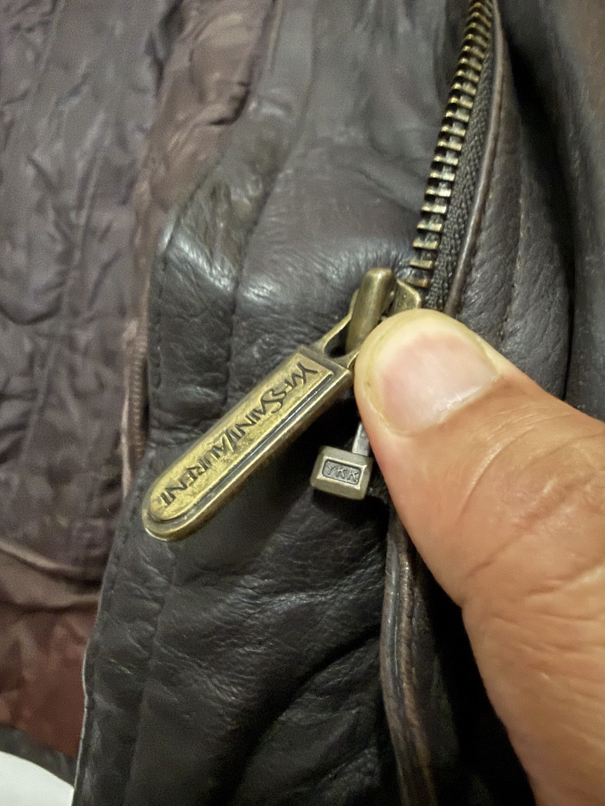 Yves Saint Laurent VTG YSL Shearling Leather Jacket Size US L / EU 52-54 / 3 - 11 Thumbnail