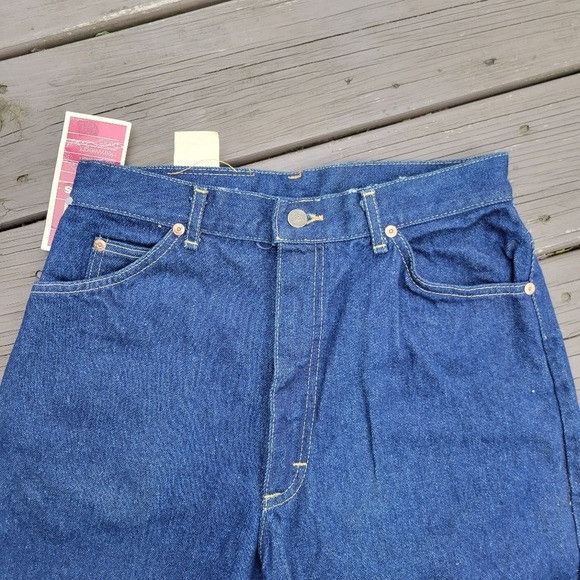 Lee Vintage 90s y2k Lee Jr Rider Straight High Rise Waisted Long Size 30" / US 8 / IT 44 - 6 Thumbnail