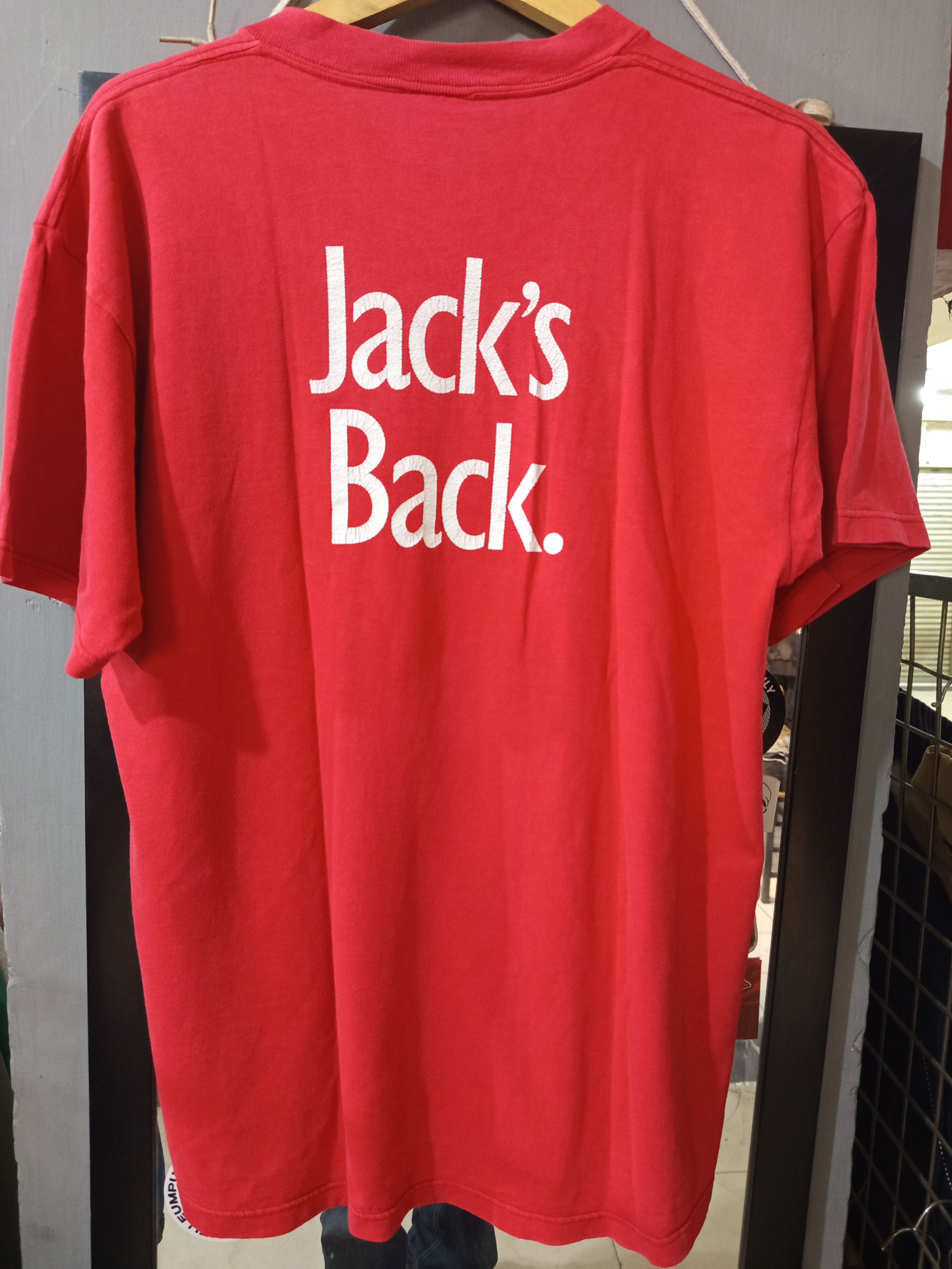 Vintage Jack in the Box “Jack’s Back” Promo Tee Size US L / EU 52-54 / 3 - 5 Thumbnail