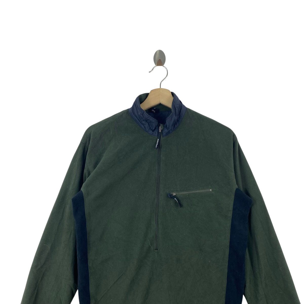 Montbell Vintage MONTBELL Half Zip Fleece Pullover Jacket Outdoor Size US M / EU 48-50 / 2 - 2 Thumbnail