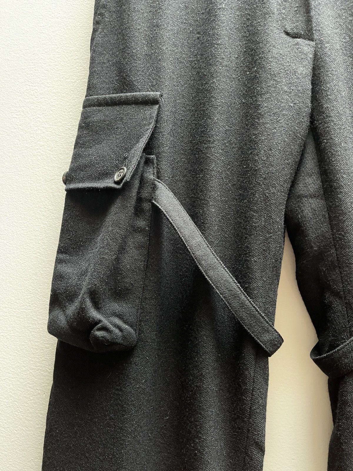 Ann Demeulemeester Ann Demeulemeester FW02 Bondage Cargo Wool Pants Size US 30 / EU 46 - 20 Thumbnail