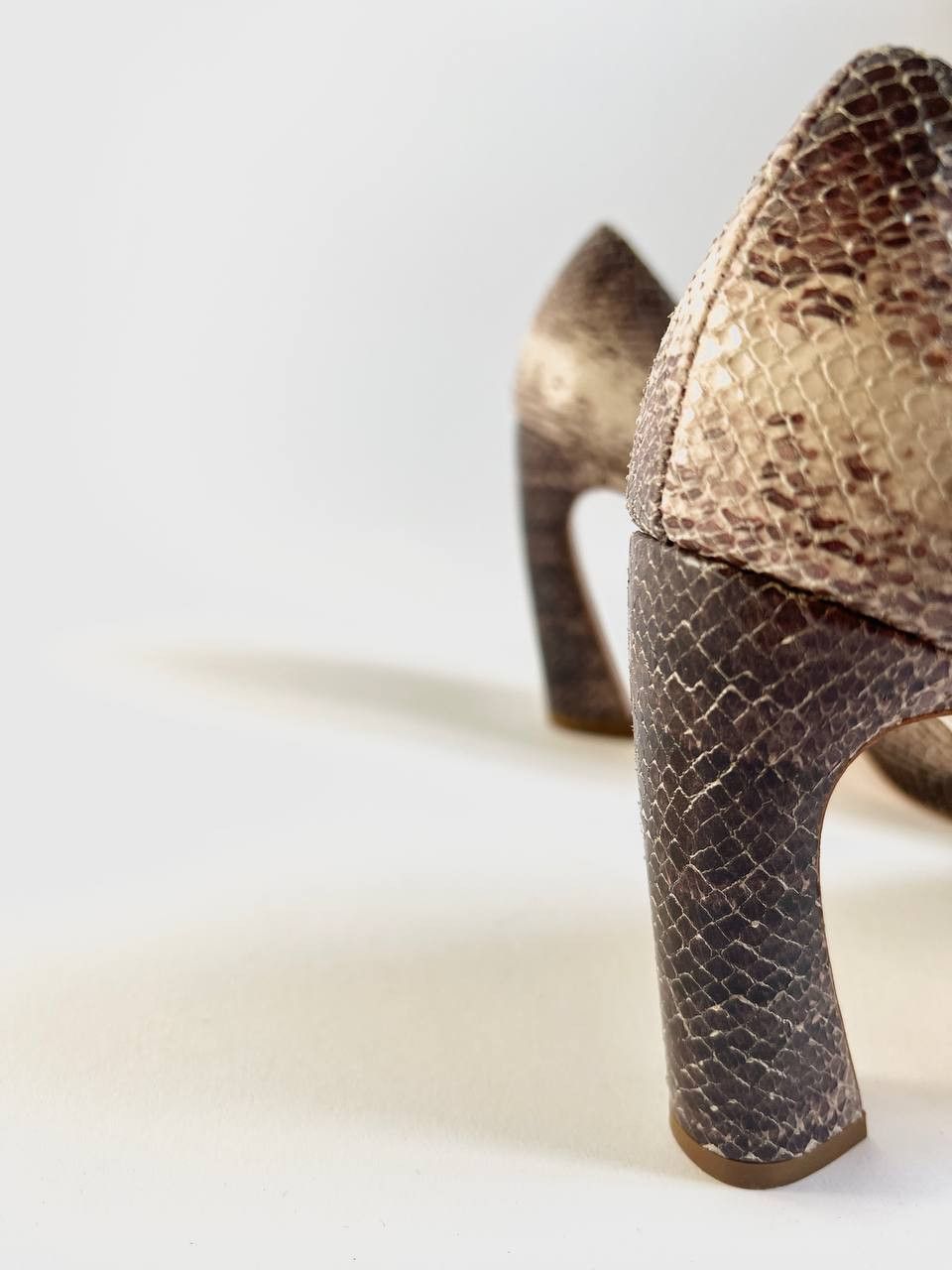 Miu Miu Miu Miu Python High Heels FW99 Size US 9 / IT 39 - 2 Thumbnail