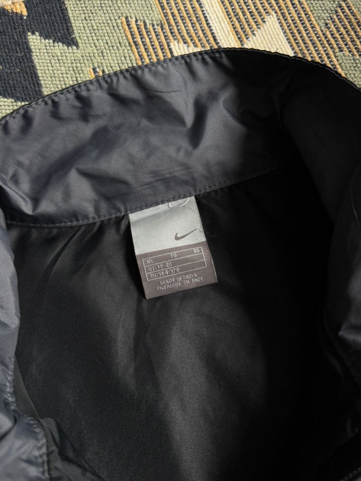 Nike Vintage 90’s Nike Nylon Logo Drill Y2K Jacket Size US S / EU 44-46 / 1 - 10 Thumbnail