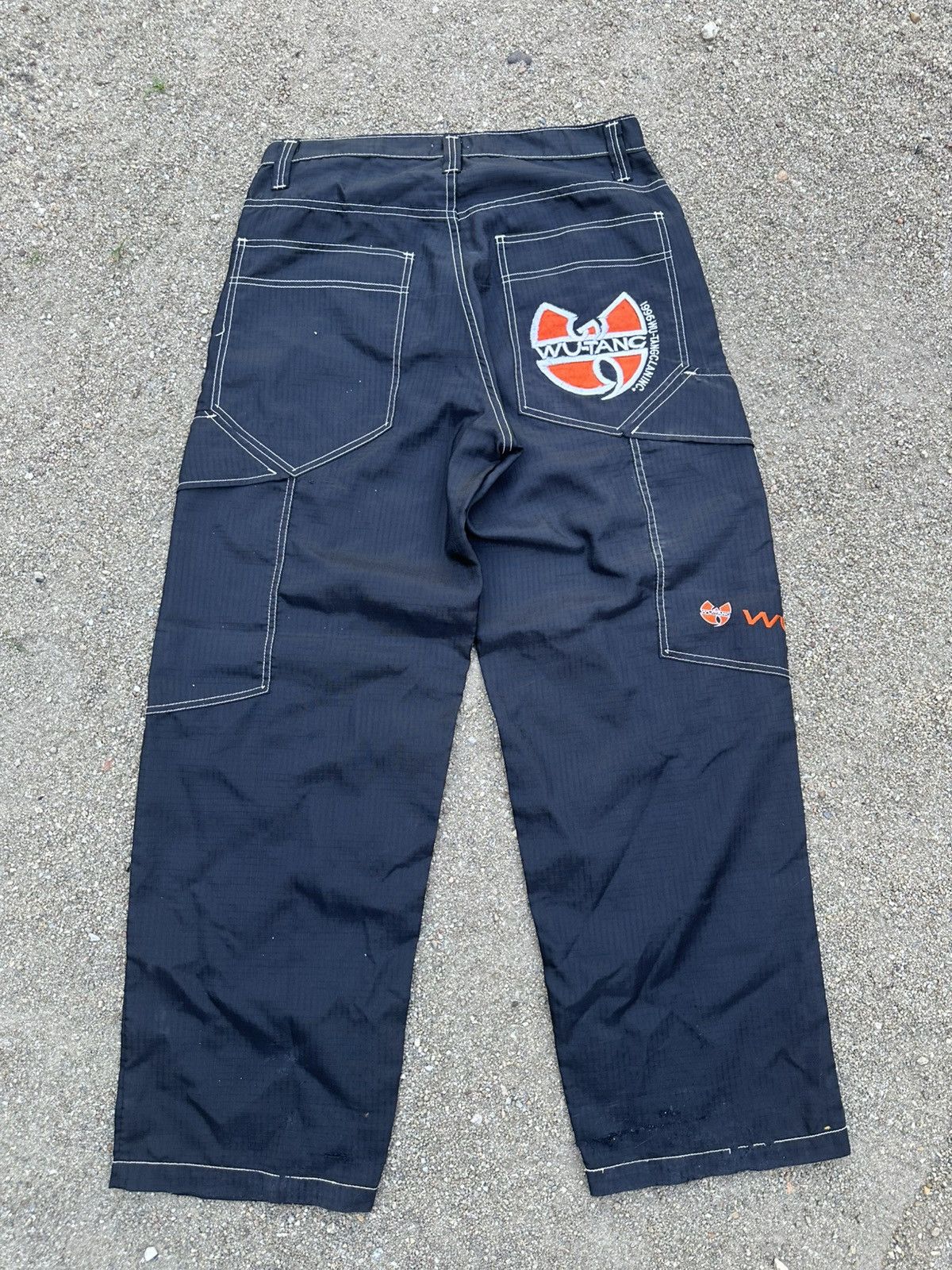 Vintage 90s WU -TANG CLAN Hip Hop Rap Baggy