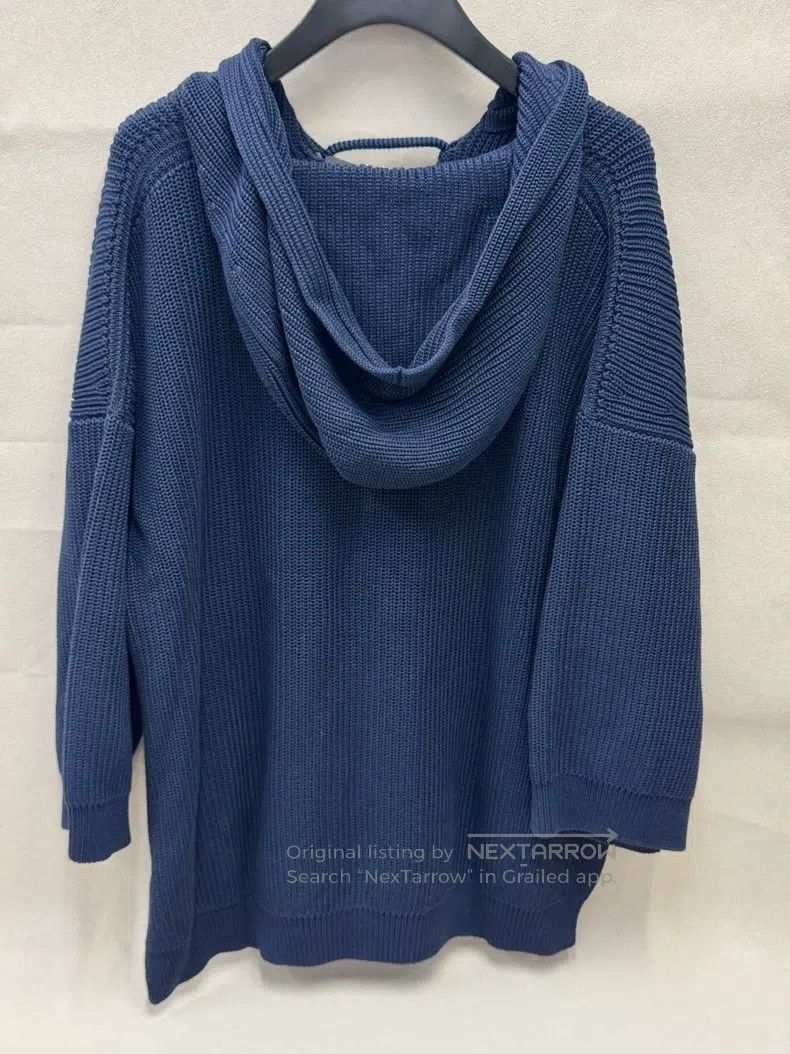 Loro Piana Loro Piana Solid Color Hooded Loose Fit Long Sleeve Knitte Size S / US 4 / IT 40 - 5 Thumbnail