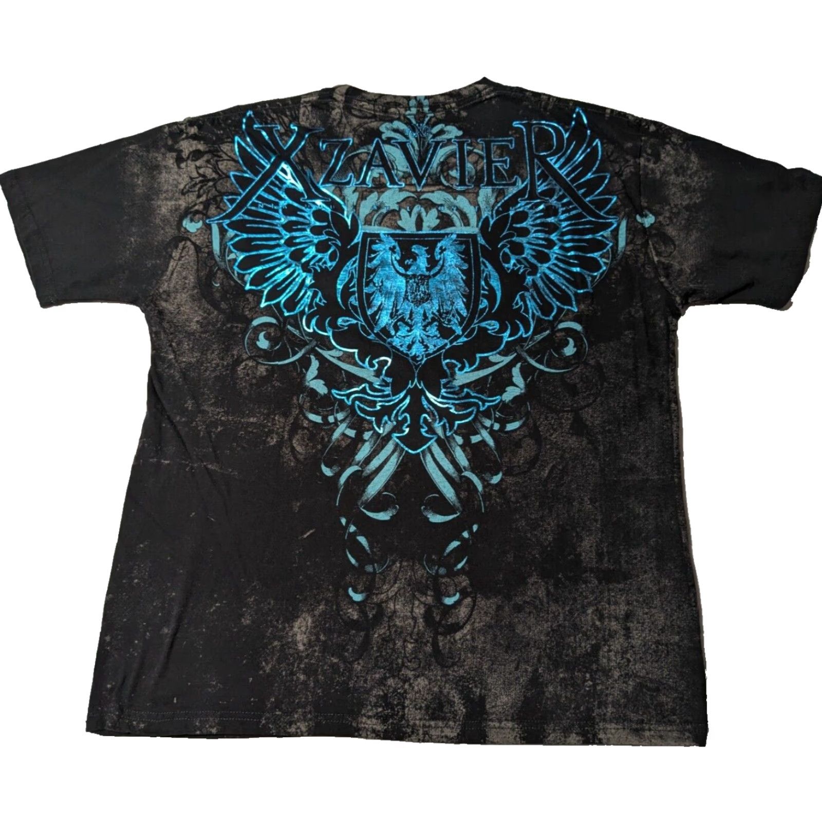 Affliction XZAVIER UNLIMITED Men T-Shirt XL Black Cotton MMA AFFLICTION STYLE Y2K EUC Size US XL / EU 56 / 4 - 3 Thumbnail
