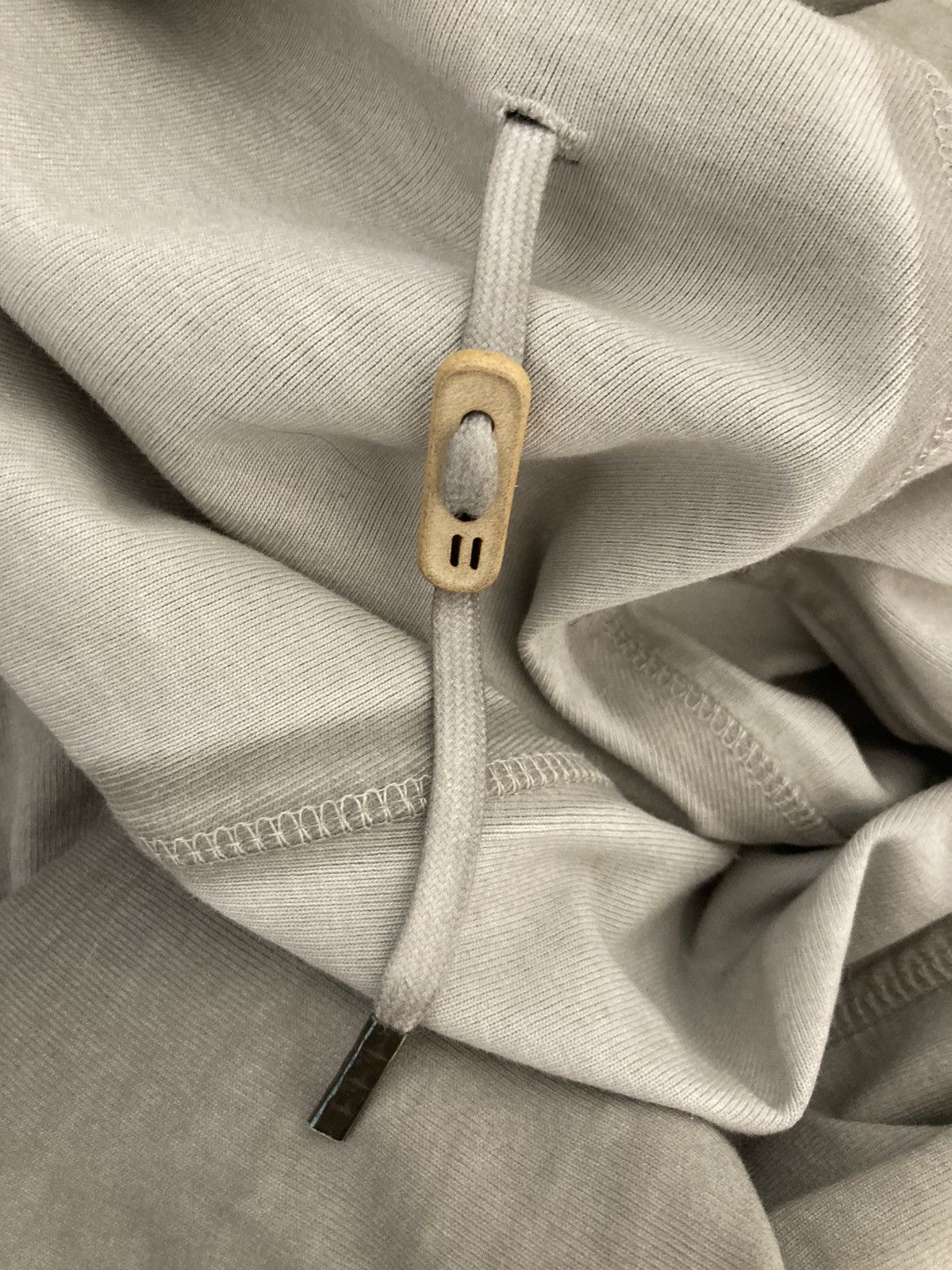Boris Bidjan Saberi Seam taped object dyed reversible zipper2 hoodie (light grey Size US M / EU 48-50 / 2 - 7 Thumbnail