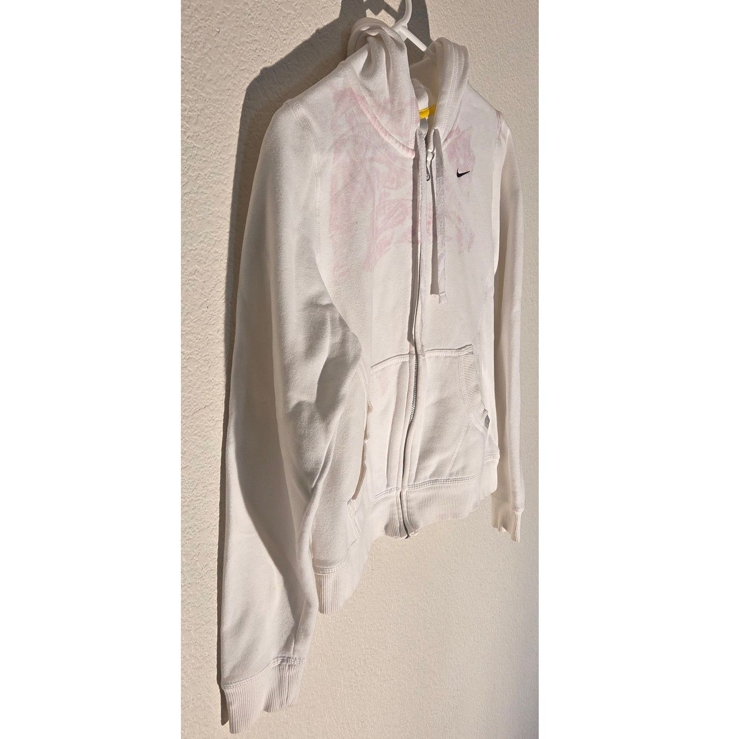 Nike Vintage Nike Pink & White Hoodie with Pocket - Retro Style Size M / US 6-8 / IT 42-44 - 2 Thumbnail