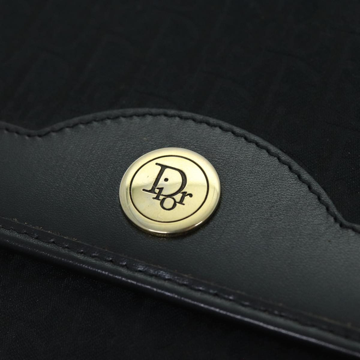 Dior DIOR Trotter Canvas Chain Shoulder Bag Black Size ONE SIZE - 10 Thumbnail