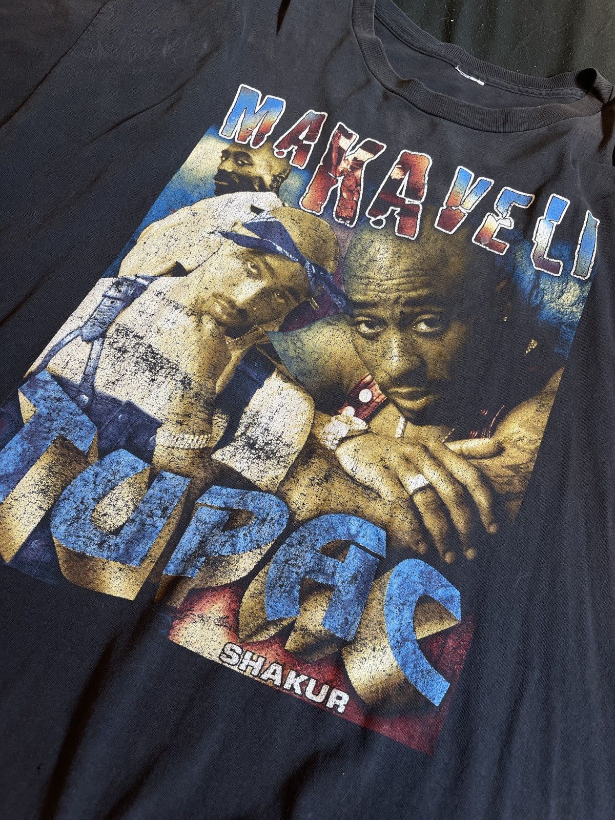 Makaveli × Rap Tees × Vintage Vintage Tupac Makaveli Rap tee Size US XXL / EU 58 / 5 - 3 Thumbnail