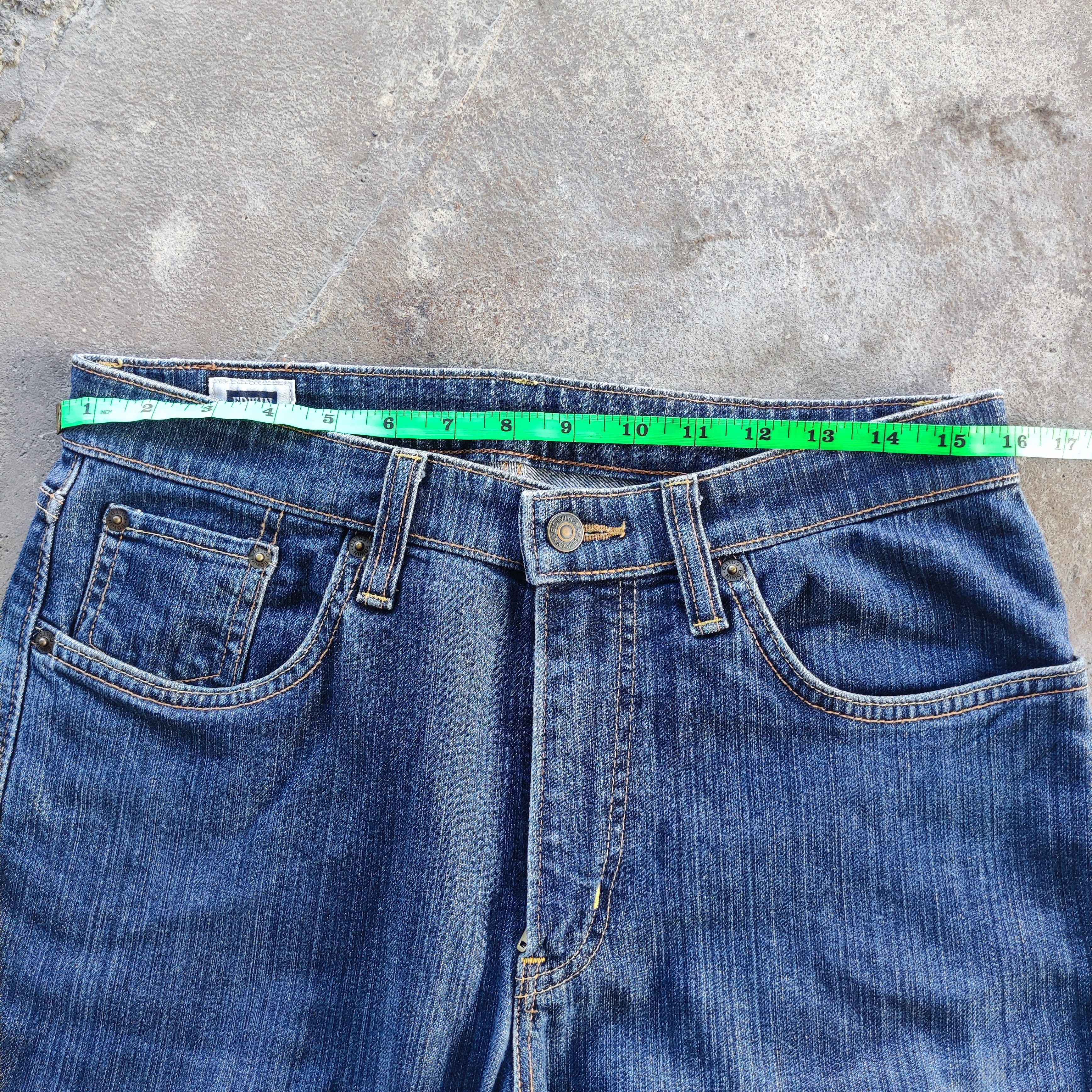 Edwin Vintage Edwin Brand Buggy Jeans Ripped Pants Size US 31 - 7 Thumbnail