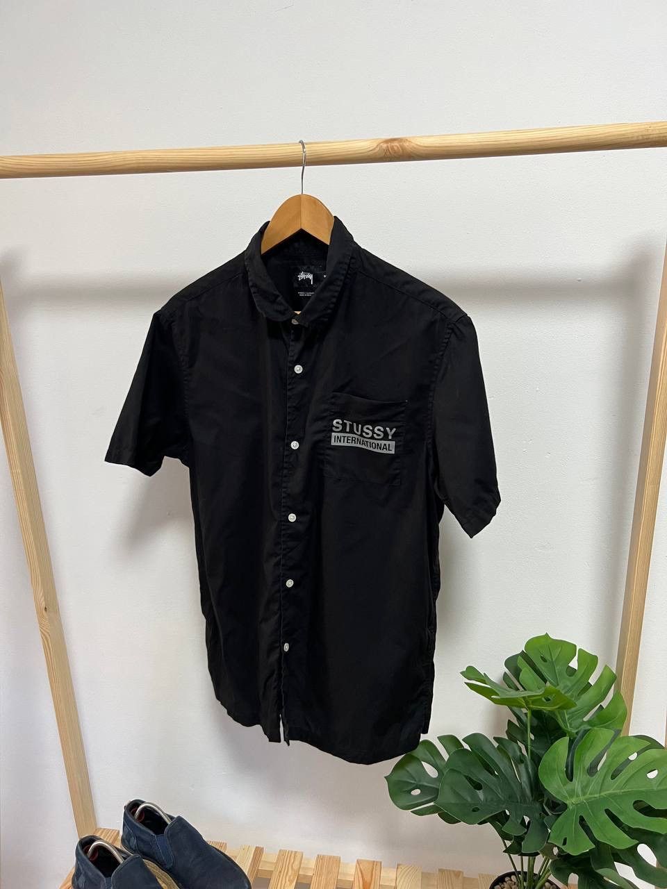 Stussy Stussy World Tour International Button Up Shirt Size US M / EU 48-50 / 2 - 6 Thumbnail