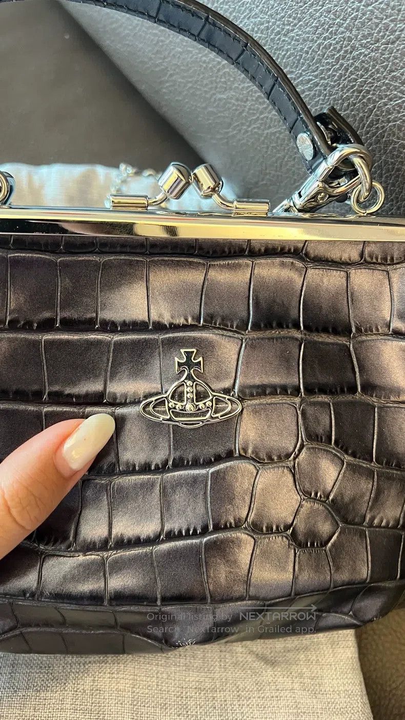 Other Vivienne Westwood size os Pure Cowhide Gunmetal Color Dumpl Size ONE SIZE - 3 Thumbnail