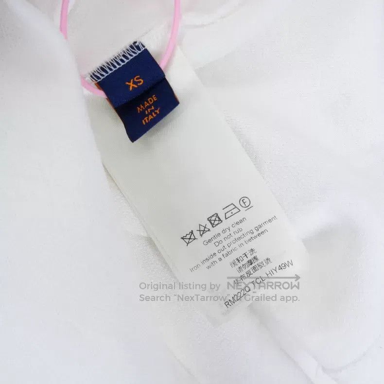 Louis Vuitton Louis Vuitton White dark stripe full print pocket short sl Size US XS / EU 42 / 0 - 5 Thumbnail