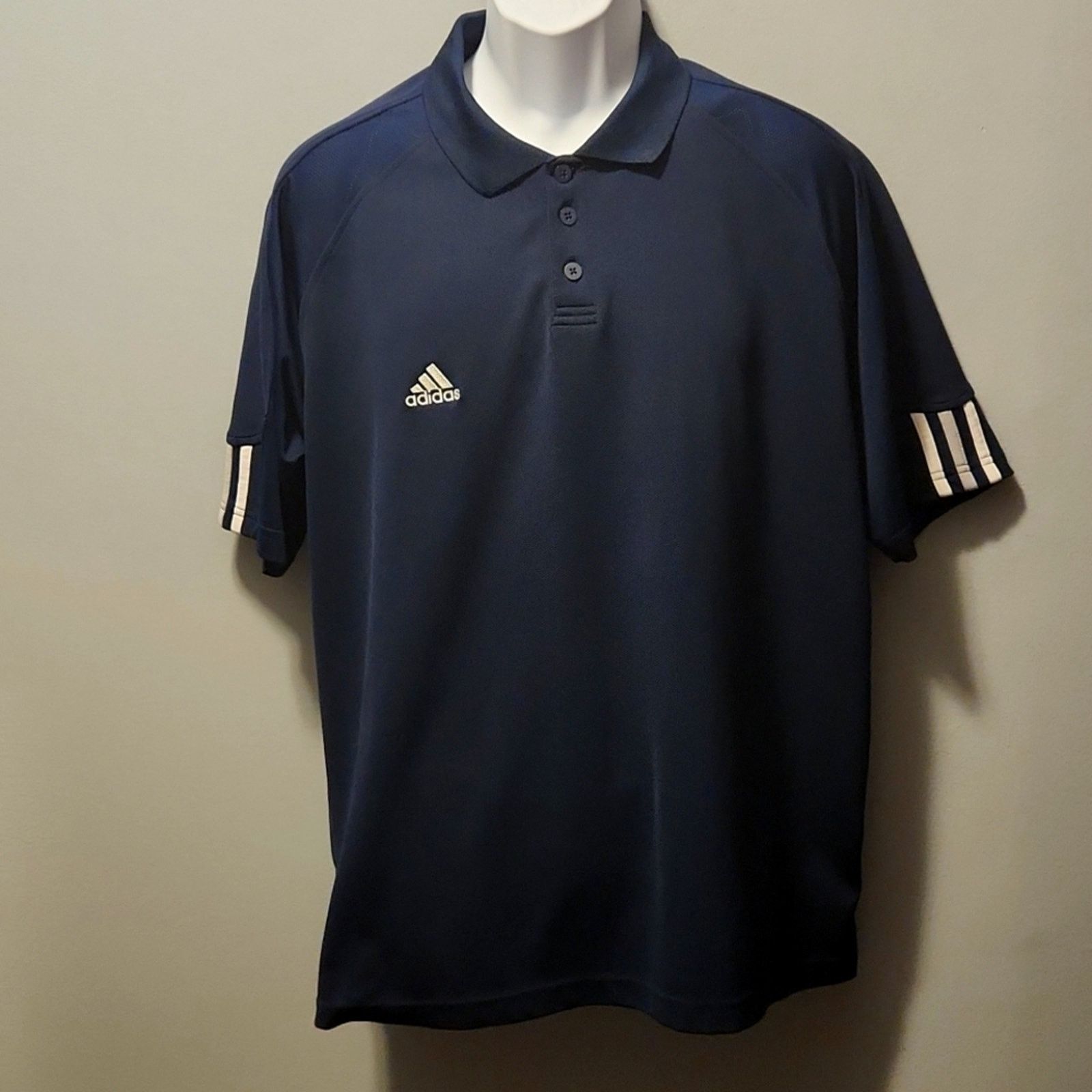 Nike Adidas mesh polo, Men's L Size US L / EU 52-54 / 3 - 1 Thumbnail